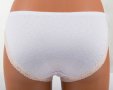 Бикини с дантела в бяло и цвят кайсия марка Unikat - L, снимка 2