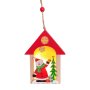 4133 Светеща коледна играчка за елха Къщичка със Снежко, снимка 4
