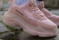 Balenciaga Triple S розови дамски маратонки , снимка 2