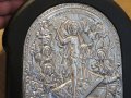 Гръцка православна сребърна икона сребро проба 999 - ВЪЗКРЕСЕНИЕТО НА ХРИСТОС - Стар внос от Гърция , снимка 4