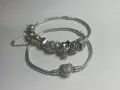 КАТО НОВА!!|Гривна PANDORA|925 сребро, снимка 1