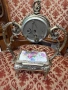 красив стар настолен часовник с кутия за бижута, снимка 5