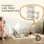PawHut Външно заграждение, кошара от телена мрежа, снимка 11