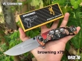 Сгъваем автоматичен нож Browning X79 88х203 мм, снимка 1