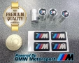 Качествен нов комплект 4 бр. стикери за BMW M Performance + 4 бр. капачки за вентили на гуми за кола, снимка 12