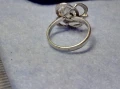 АЖУРЕН СКЪПОЦЕНЕН СРЕБЪРЕН ПРЪСТЕН СРЕБРО 925 с ПРЕКРАСЕН ЮВЕЛИРНО ФАСЕТИРАН ИСКРЯЩ ЦИРКОН 49338, снимка 7