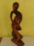 Стара Дървена Фигура , Статуетка от Махагон., снимка 3