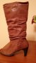 Кожени италиански ботуши №37 , снимка 2