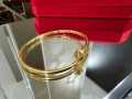 CARTIER Nail Juste un Clou Small Thin Gold Diamonds Гривна Пирон, снимка 3