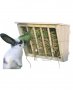Дървена хранилка за сено за декоративни зайчета 25 x 17 x 20 см. Модел: 84405, снимка 1 - За гризачи - 29283886