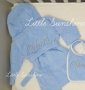 Комплект за баня за бебе Голям персонализиран сет от халат, хавлийка, лигавниче и кърпа с бродерии , снимка 3
