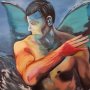 "Прераждане" - авторска картина с маслени бои, снимка 2