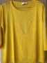 Жълта блуза фино памучно плетиво, снимка 1