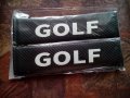 Супер качество черен карбон кожа протектор калъф два цвят за колан Голф GOLF за кола автомобил джип, снимка 3
