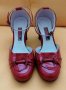 Елегантни пролетно/летни обувки, естествена кожа № 37, снимка 1 - Дамски обувки на ток - 36871803