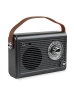 Радио с ретро дизайн Diva Retrobox Series RB-BT6500, Bluetooth, Черно, снимка 1
