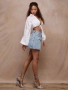 Къса дънкена пола, снимка 4