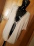 Бежова жилетка с къс ръкав с декорация мъниста ХХЛ, снимка 1 - Жилетки - 35052390