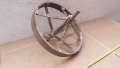 масивно ковано възрожденско колело за декорация , снимка 3