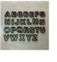 2 см Азбука Латиница латински букви пластмасови резци форми за тесто фондан украса торта декор, снимка 1 - Форми - 39407596