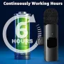 Комплект 2 бр. Lavalier Безжични петлични микрофони iPhone/iPad/Android Type-C/OTG/видео подкаст, снимка 12