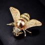 Красива брошка пчела, снимка 1 - Други - 36820233