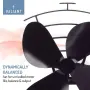 VALIANT Premium IV FIR361 – вентилатор за печка с 4 лопатки, черен, снимка 3