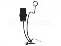 НОВИ! Селфи ринг лампа LED VLOGGING стойка за телефон 2в1, снимка 1
