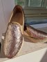 Дамски обувки ( еспадрили ) златист цвят с пайети, снимка 4