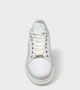 Мъжки бели кецове от кожа LA POLO 051 white, снимка 4
