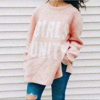 H&m дебел розов пуловер, снимка 3 - Блузи с дълъг ръкав и пуловери - 31549319