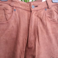 дамски панталон естествен велур с подплата, снимка 3 - Панталони - 11448945