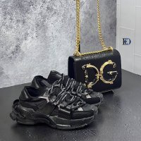 🖤🆕Dolce & Gabbana черен дамски комплект🆕🖤, снимка 3 - Маратонки - 44243750