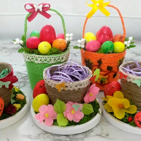 Великденски кошнички и поставки за яйца, снимка 3 - Декорация за дома - 44818706