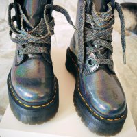 Кубинки Dr. Martens на платформа, номер 36, снимка 13 - Дамски боти - 42795914