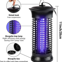 UV електрически уред за унищожаване на насекоми, мощен убиец на насекоми,лампа против комари, 6 W, снимка 1 - Други стоки за дома - 44819827
