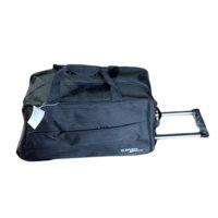 Сак за ръчен багаж с колелца 60/33/37 см, непромокаем, от импрегнирана материя, сив, снимка 1 - Сакове - 42712965