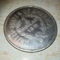 монета 1851 долар 1501211041, снимка 8 - Колекции - 31430398