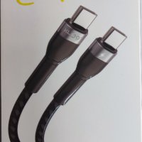 Кабел USB на Type-C на Type-C - KLGO S-49, снимка 1 - USB кабели - 40181716