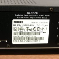 Philips cdr-775 /5  Записвачка , снимка 9 - Ресийвъри, усилватели, смесителни пултове - 44176327