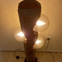Подова дървена лампа масив, снимка 10 - Лампиони - 37292062