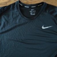 Nike Dry Miler Running Top - страхотна мъжка тениска КАТО НОВА, снимка 4 - Тениски - 30103602