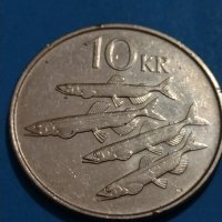 Монета 1996 година Исландия- 75771, снимка 2 - Нумизматика и бонистика - 30386432