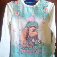 Блузи с дълъг ръкав за момиче, снимка 3 - Детски комплекти - 29459673
