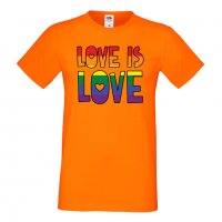  Мъжка тениска Love is Love 1 multicolor Прайд,Празник.Повод,Изненада, снимка 8 - Тениски - 37103142