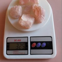 Розов кварц - необработен : произход Мозамбик - 325 грама, снимка 1 - Други ценни предмети - 40373460
