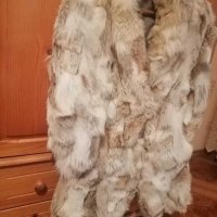 Дамско палто със дълъг косъм от лисица , снимка 2 - Палта, манта - 30472468