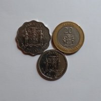 Монети от Ямайка 5 , 10 и 20 долара , снимка 1 - Нумизматика и бонистика - 37761945
