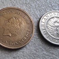 Монети. Карибски басеин. Холандски Антили. 1, 5, 10, 25 цента  и 1 гулден . 5 бр. , снимка 5 - Нумизматика и бонистика - 42425177