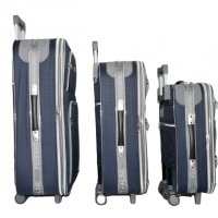 Текстилни куфари в три размера, шест цвята, голям, среден и малък КОД: Г3, снимка 7 - Куфари - 26675802